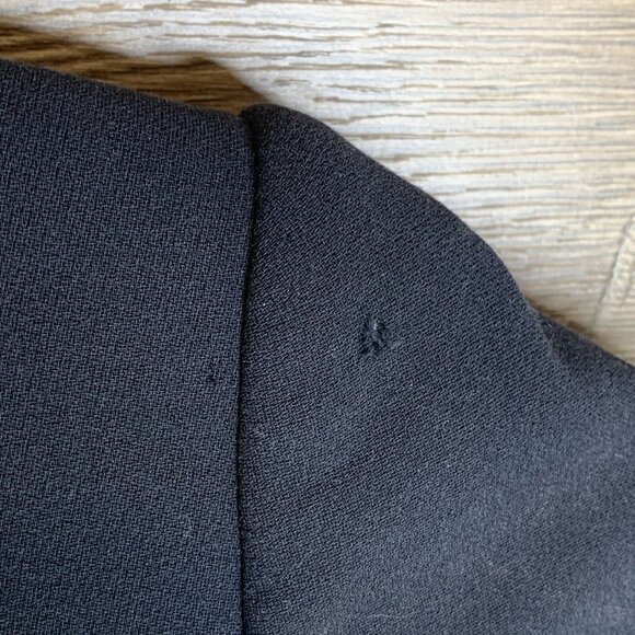 Giorgio Armani Borgo 21 Black Jacket Sz 46 w/Hood 6 Snap Closure 8 Panel - Picture 10 of 13